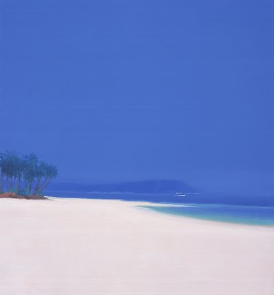 White Fishing Boat, 2002 by John Miller