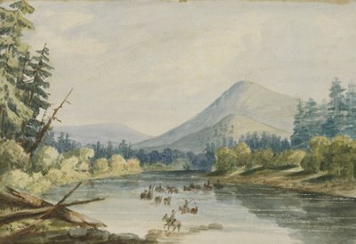 Crossing the Bitter Root by John Mix Stanley