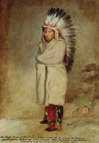 Knife Chief of the Pawnee Loups, 1821 by John Neagle