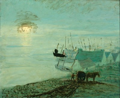 Beach Scene, ca. 1910 by John Noble