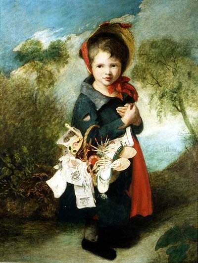 Little Girl Selling Papers and Tapers by John Opie