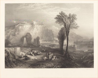 Ehrenbreitstein by John Pye after Joseph Mallord William Turner