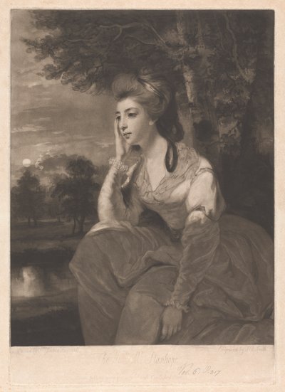 Honorable Mrs. Stanhope by John Raphael Smith