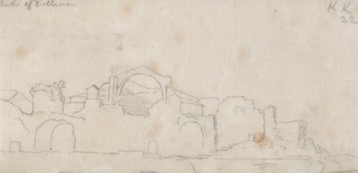 Baths of Dioclesian by John Robert Cozens