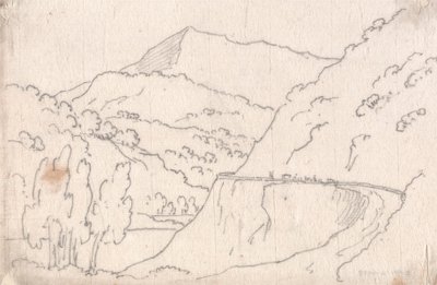 Between Tavarnelle & Capriano by John Robert Cozens