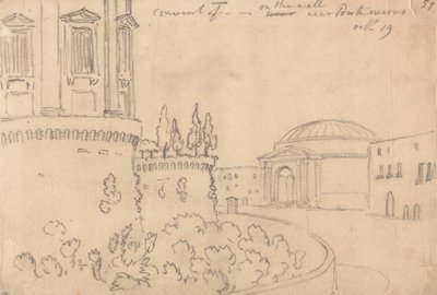 Convent near Ponte Nuovo, October 19 by John Robert Cozens