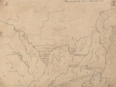 Descent to Pont de Beauvoisin by John Robert Cozens