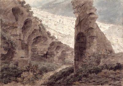 Interior of the Colosseum, 1778 by John Robert Cozens