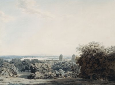 London from Greenwich Hill by John Robert Cozens