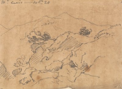 Mont Cenis, October 20 by John Robert Cozens