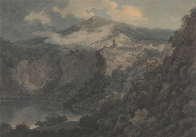 The Lake and Town of Nemi by John Robert Cozens