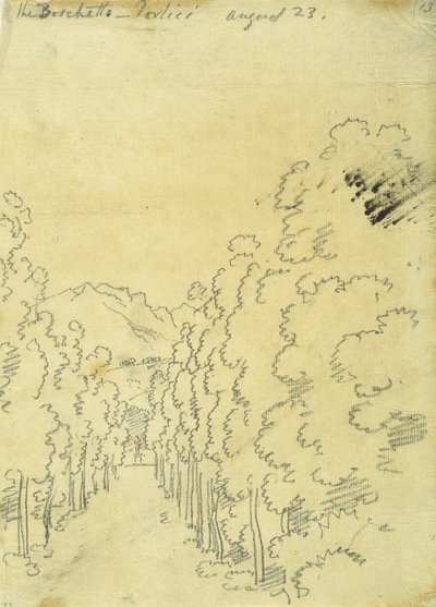 Woodland, from an Album of Tracings by John Robert Cozens