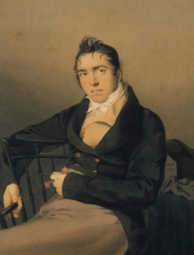 Allan Melville by John Rubens Smith