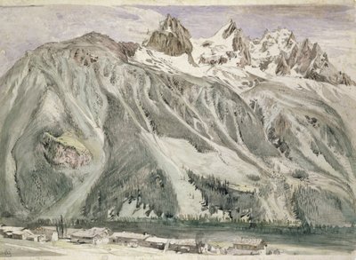 Aiguilles of Chamonix, 1849 by John Ruskin