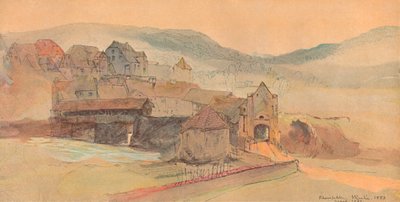 Rheinfelden Bridge, 1858 by John Ruskin