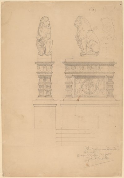 Il Marzocco, Donatello by John Russell Pope