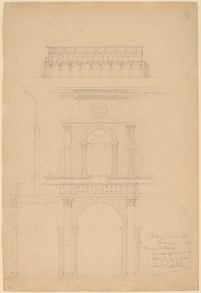 Palazzo Communale, Bologna by John Russell Pope