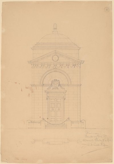 Tomb of Dante, Ravenna by John Russell Pope