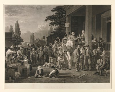 The County Election by John Sartain