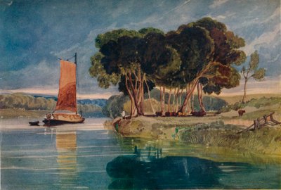 A River Scene, c1800-1842, 1924 by John Sell Cotman