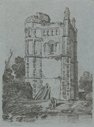 Brandsby Tower, Yorkshire by John Sell Cotman