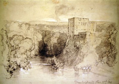 Framlingham: The Castle and River by John Sell Cotman