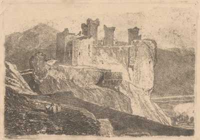 Harlech Castle by John Sell Cotman