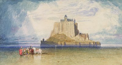 Mont St. Michel by John Sell Cotman