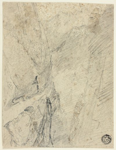Mountain Gorge by John Sell Cotman