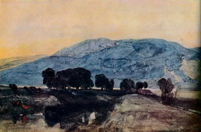 Rocky Landscape, Sunset by John Sell Cotman