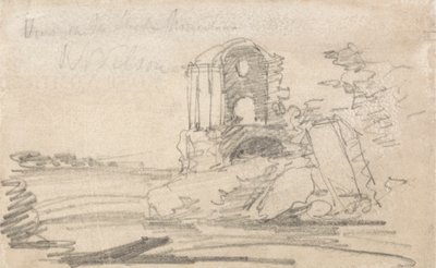 Ruined Temple (after Richard Wilson) by John Sell Cotman