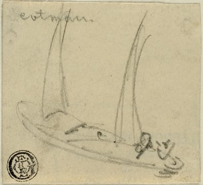 Sailboat by John Sell Cotman