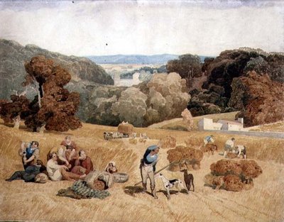 The Harvest Field by John Sell Cotman