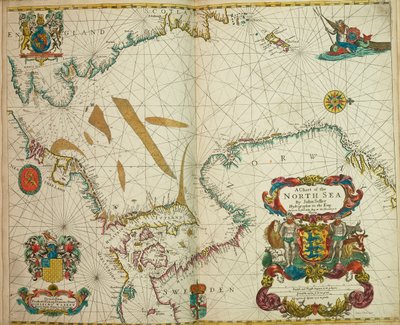 A chart of the North Sea by John Seller