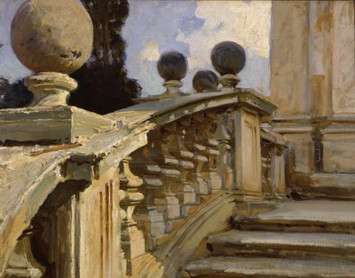 A Balustrade by John Singer Sargent