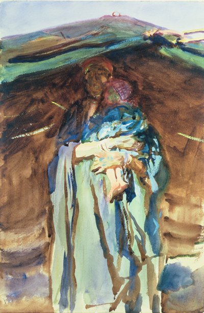 Bedouin Mother by John Singer Sargent