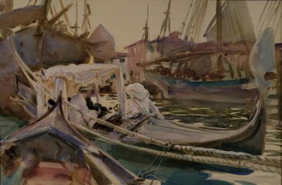 Drawing on the Giudecca by John Singer Sargent