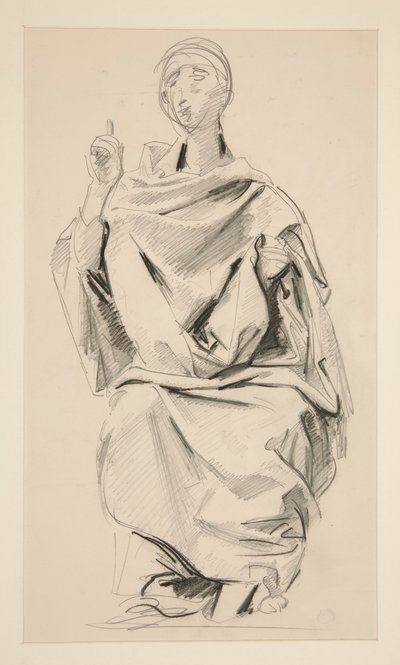 Draped Figure by John Singer Sargent