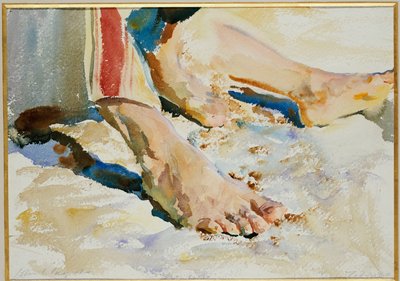 Feet of an Arab, Tiberias by John Singer Sargent