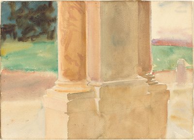 Frascati, Architectural Study, c. 1907 by John Singer Sargent