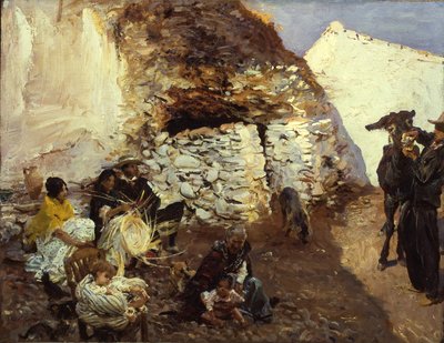 Gypsy Encampment, Granada, Spain by John Singer Sargent