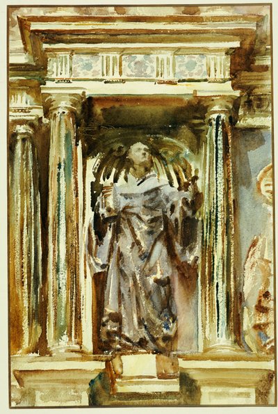 In a Church at Granada by John Singer Sargent