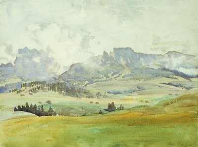 In the Dolomites by John Singer Sargent