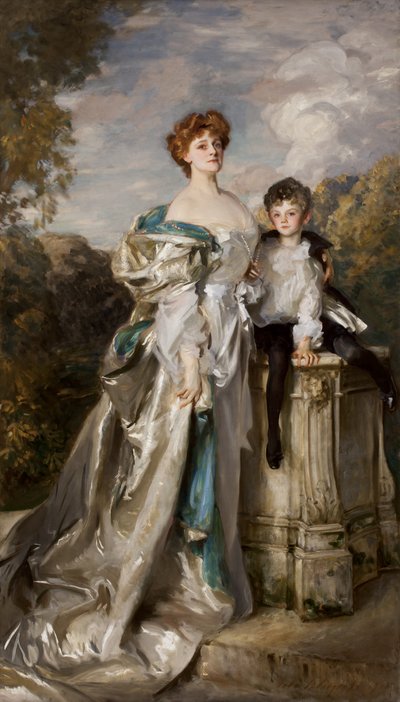 Lady Warwick and her Son by John Singer Sargent