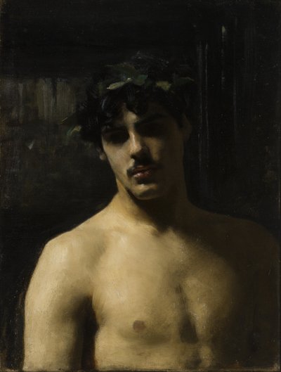 Man Wearing Laurels by John Singer Sargent