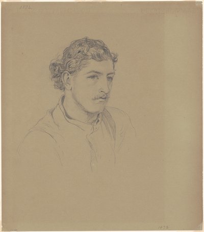 Man with Curly Hair by John Singer Sargent