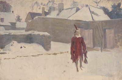 Mannikin in the Snow by John Singer Sargent