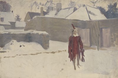 Mannikin in the Snow by John Singer Sargent
