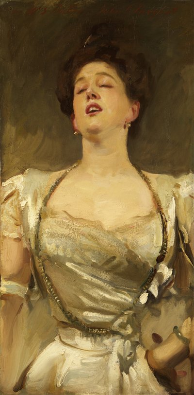 Mrs George Batten Singing by John Singer Sargent