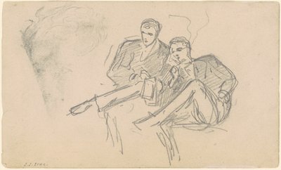 Seated Men by John Singer Sargent